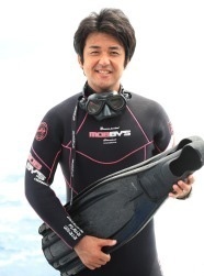 Underwater photographer, Mr. Yasuaki Kagii