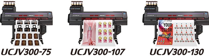 製品画像：UCJV300-75、UCJV300-107、UCJV300-130