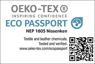 エコパスポート認証ラベル No. NEP 1605
