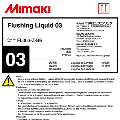 FL003-Z-BB　洗浄液03 2Lボトル