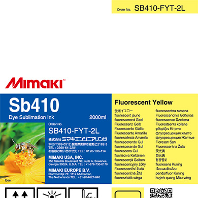 SB410-FYT-2L　Sb410　蛍光イエローT