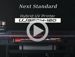 ハイブリッドUVインクジェットプリンタ「UJ330H-160」 製品紹介動画