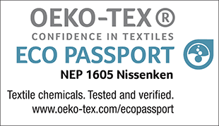 エコパスポート認証ラベル No. NEP 1605