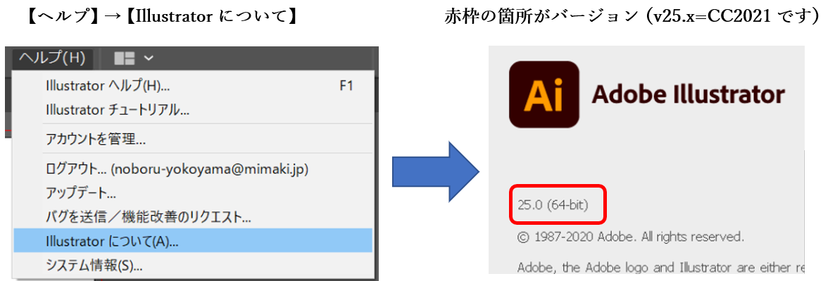 Adobe Illustrator 旧バージョンのインストール方法 Faq 新着情報 ミマキ