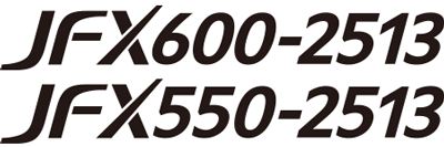 『JFX600-2513』『JFX550-2513』製品ロゴ
