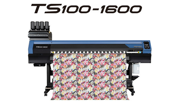 テキスタイル向け昇華転写インクジェットプリンタ「TS100-1600」