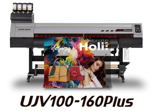 エントリーモデルのUV硬化型インクジェットプリンタ「UJV100-160Plus」