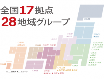 全国17拠点28地域グループ｜株式会社ミマキエンジニアリング