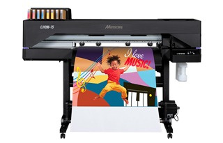 プリント＆カット対応エコソルベントインクジェットプリンタ「CJV200-75」