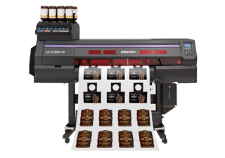 プリント＆カット対応UVインクジェットプリンタ「UCJV300-75」