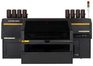 UJF200-6042｜フラットベッドUV-LEDインクジェットプリンタ　A2サイズ＆高さ250mm対応