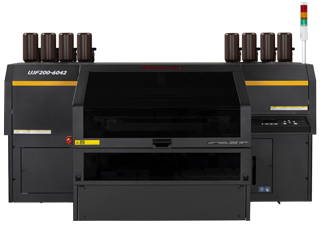 UJF200-6042｜フラットベッドUV-LEDインクジェットプリンタ　A2サイズ＆高さ250mm対応