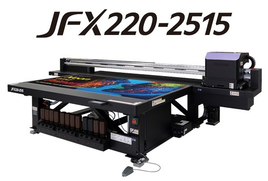 大判フラットベッドUVプリンタ「JFX220-2515」