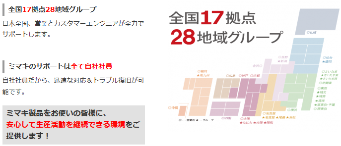 安心のアフターフォロー体制