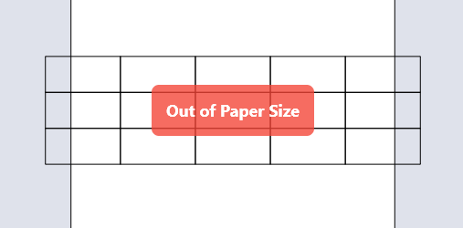 Over paper size warning_