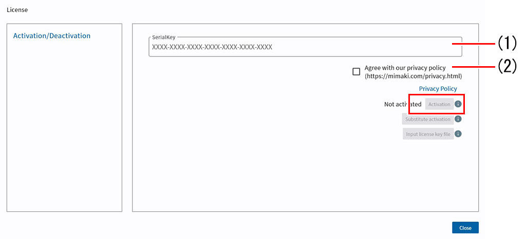 License Dialog_