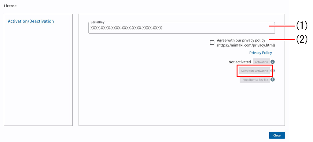 License Dialog_